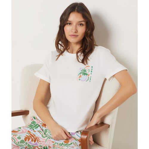 T-shirt de pyjama imprimé 'more joy' - Vela - S - Etam - Modalova