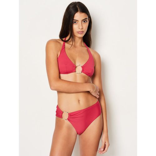 Hipster bas de maillot détail anneau - Sables - 36 - Etam - Modalova