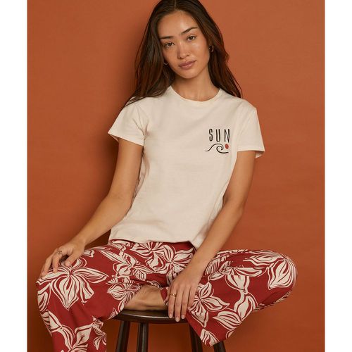 T-shirt de pyjama 'sun' en coton - Roxi - XS - - Etam - Modalova