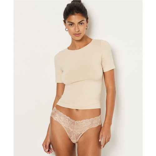 Tanga en dentelle irisé - Sweet - XS - Etam - Modalova