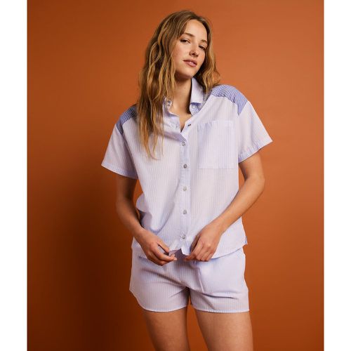 Chemise de pyjama rayée en coton - Barbara - XS - Etam - Modalova