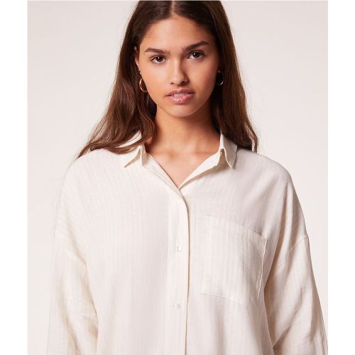 Chemise de nuit en lin mélangé - Miley - L/XL - - Etam - Modalova