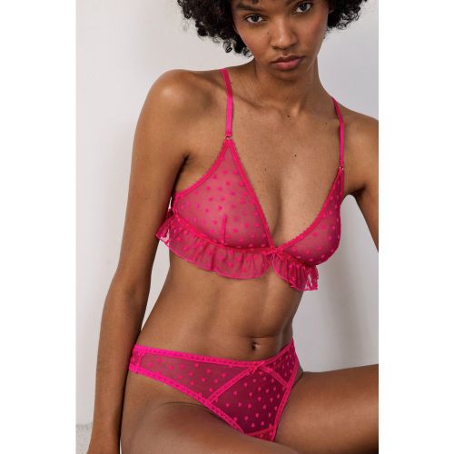 String en tulle imprimé - Frisson S25 - S - Etam - Modalova