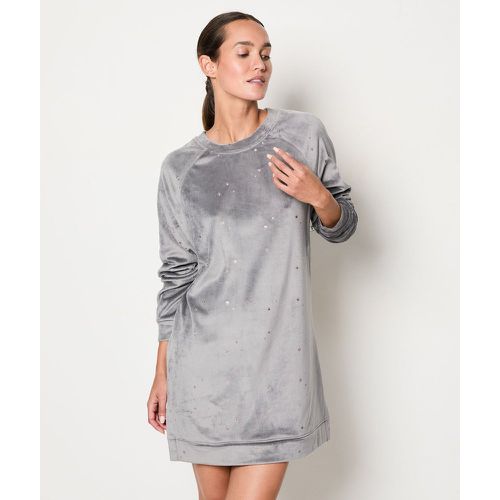 Chemise de nuit polaire motif étoiles - Mikal - L - Etam - Modalova