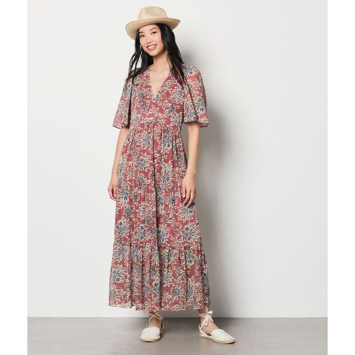 Robe longue fleurie - Isaac Imp - XS - Etam - Modalova