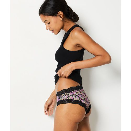 Shorty en microfibre et dentelle - Soul Print W24 - S - Etam - Modalova