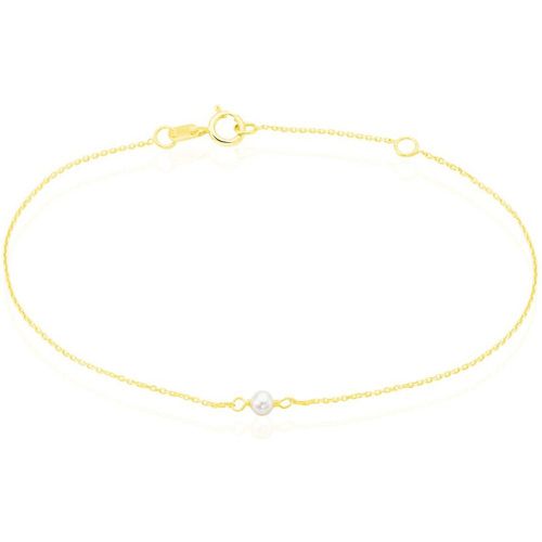 Bracelet Or Jaune Gentiane Perle - Histoire d'Or - Modalova