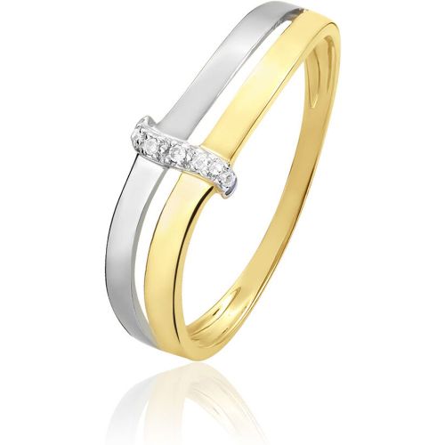 Bague Lisella Or Bicolore Diamant - Histoire d'Or - Modalova