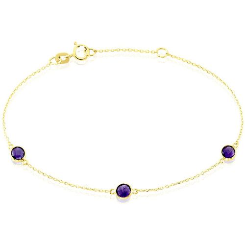 Bracelet Cressida Or Amethyste Violet - Histoire d'Or - Modalova