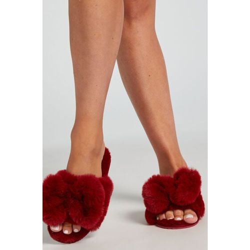 Chaussons Bow Fake Fur - Hunkemöller - Modalova