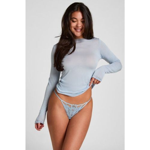 Hunkemöller String Maxime Bleu - Hunkemöller - Modalova