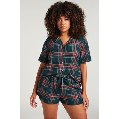 Hunkemöller Pyjama set Twill Vert - Hunkemöller - Modalova