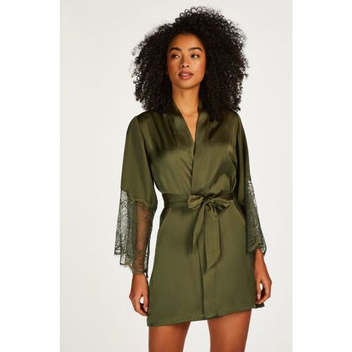 Hunkemöller Kimono Satin Vert - Hunkemöller - Modalova