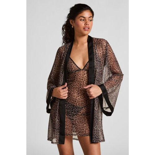 Kimono en maille léopard - Hunkemöller - Modalova