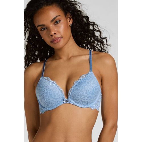 Soutien-gorge à armatures préformé push-up Marine - Hunkemöller - Modalova