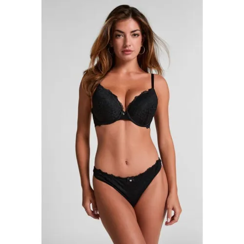 Hunkemöller String Marine Noir - Hunkemöller - Modalova
