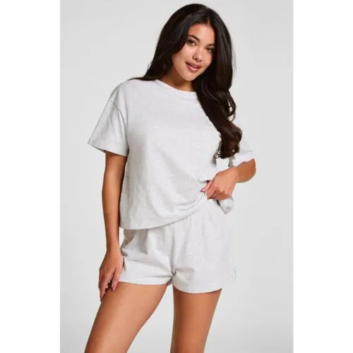 Hunkemöller Pyjama en Coton Gris - Hunkemöller - Modalova