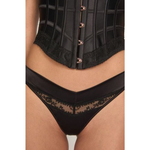 Hunkemöller String Brigitte Noir - Hunkemöller - Modalova