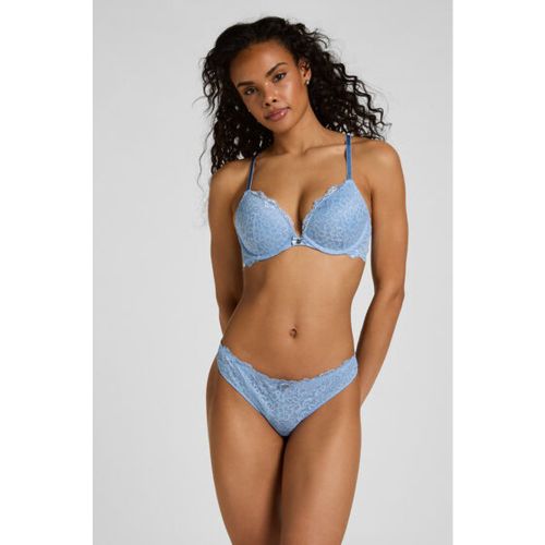 Hunkemöller String Marine Bleu - Hunkemöller - Modalova