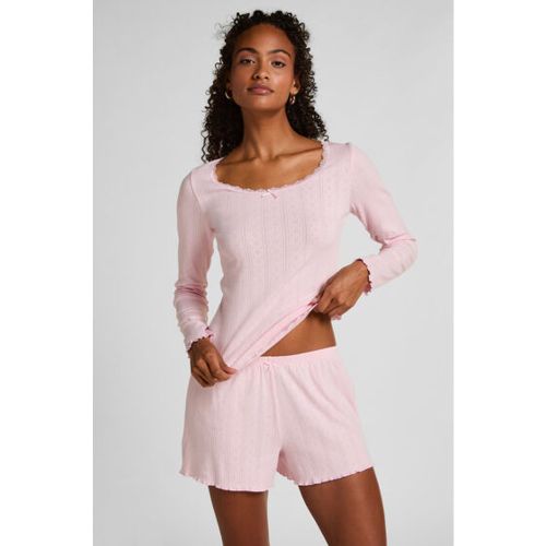 Hunkemöller Short Pointelle Rose - Hunkemöller - Modalova