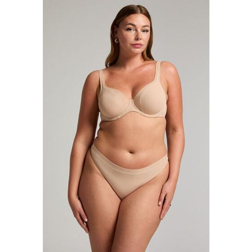 Hunkemöller String Mesh Beige - Hunkemöller - Modalova