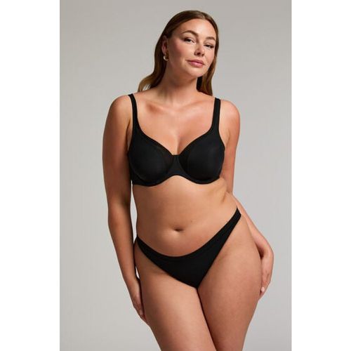 Hunkemöller String Mesh Noir - Hunkemöller - Modalova