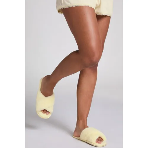 Chaussons Crossed Fake Fur - Hunkemöller - Modalova
