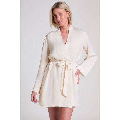 Hunkemöller Kimono Satin Blanc - Hunkemöller - Modalova