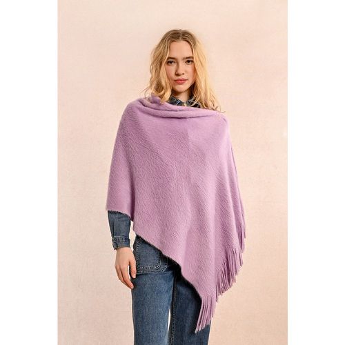 Poncho doux à franges - MOLLY BRACKEN - Modalova