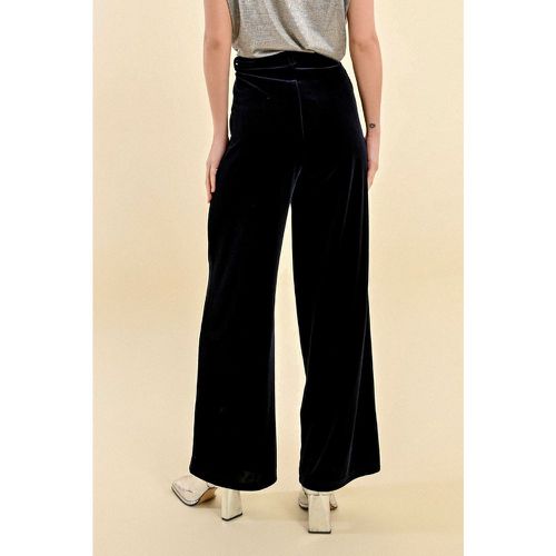 Pantalon en panne de velours fluide - MOLLY BRACKEN - Modalova