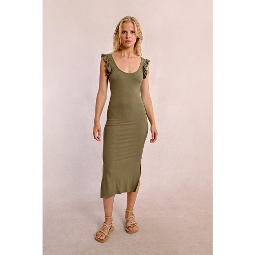 Robe longue côtelée - MOLLY BRACKEN - Modalova