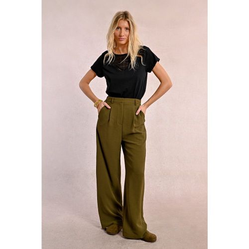 Pantalon large à pinces - MOLLY BRACKEN - Modalova