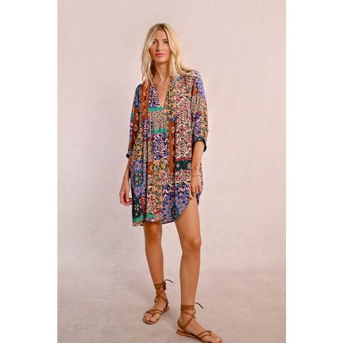 Robe courte, imprimé cachemire - MOLLY BRACKEN - Modalova