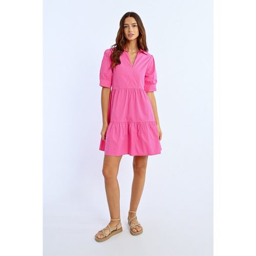 Robe chemisier à volants - LILI SIDONIO - Modalova