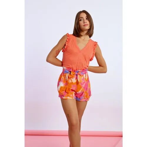 Short taille haute paper bag - LILI SIDONIO - Modalova