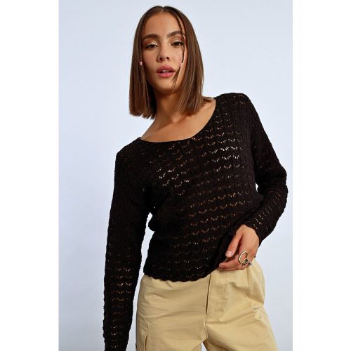 Pull en maille ajourée - LILI SIDONIO - Modalova