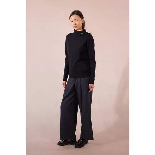 Pull col roulé boutonné - MOLLY BRACKEN - Modalova