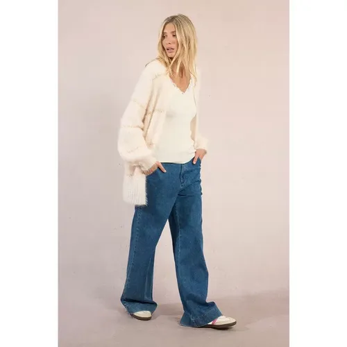 Gilet en maille, ouvert et irisé - MOLLY BRACKEN - Modalova