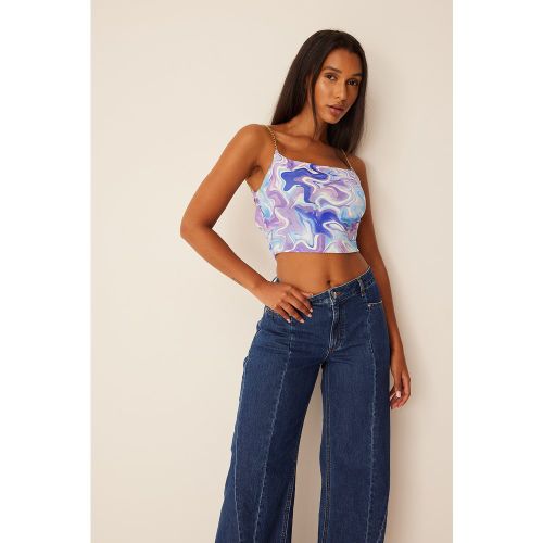 Haut à bretelles chaînes - Multicolor - Chloé Monchamp x NA-KD - Modalova