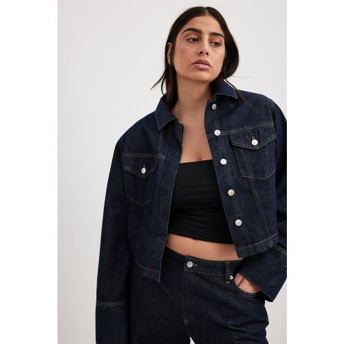 Veste en jean - Blue - Noni Cyngor x NA-KD - Modalova