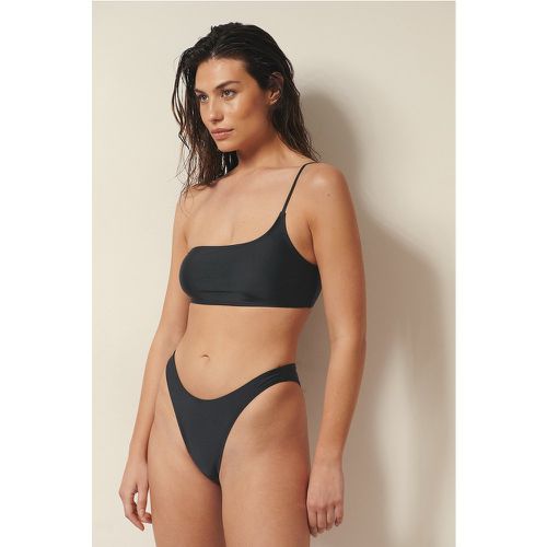 Culotte de bikini taille haute recyclée - Black - Josefine HJ x NA-KD - Modalova