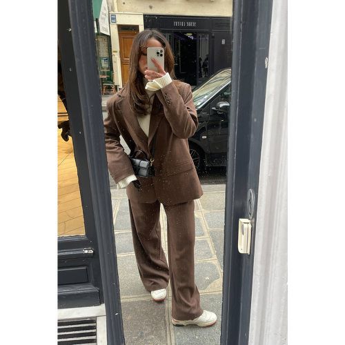 Pantalon de costume - Brown - Mimi A.R x NA-KD - Modalova