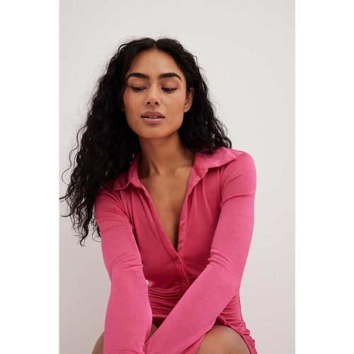 Robe mini à fronces - Pink - Handpicked x NA-KD - Modalova