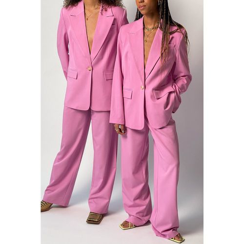 Pantalon de costume plissé - Pink - Amaka & Fia Hamelijnck x NA-KD - Modalova