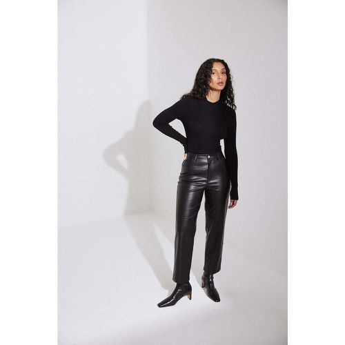 Pantalon faux cuir - Black - Lydia Tomlinson x NA-KD - Modalova