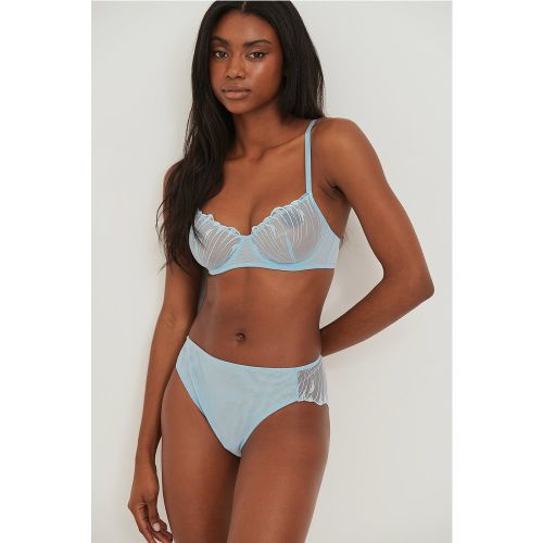 Culotte maille - Blue - NA-KD Lingerie - Modalova