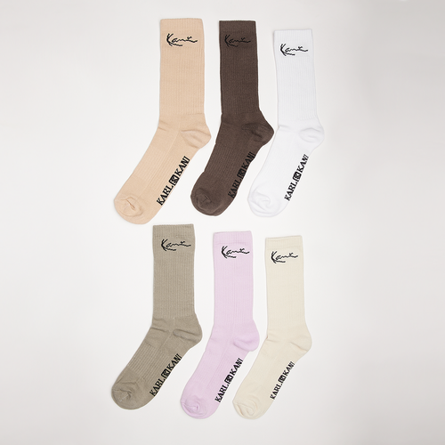 Signature Socks (6-Pack), , Accessoires, brown/dusty green/sand, taille: 39-42 - Karl Kani - Modalova