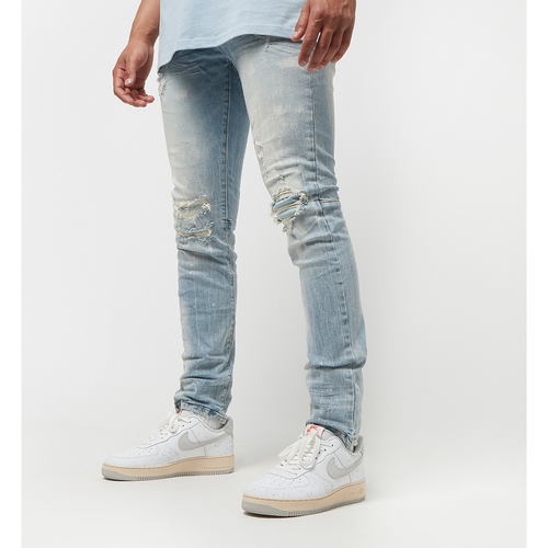 Bleach Washed Rip & Repaired Jean, , Apparel, cabana blue, taille: 36 - Smoke Rise - Modalova