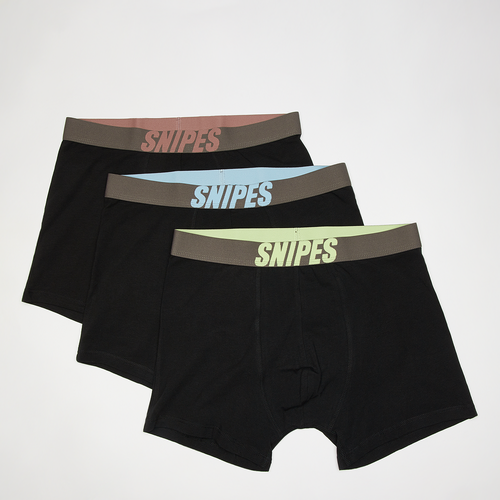 Single Logo Dark Grey Tape Briefs Boxershorts (3 Pack), , Apparel, Black, taille: M - SNIPES - Modalova