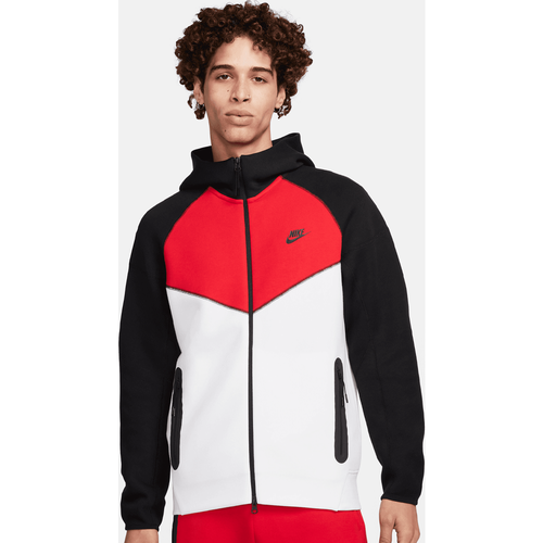 Tech Fleece Windrunner Hoodie, , Apparel, white/red/black, taille: S - Nike - Modalova